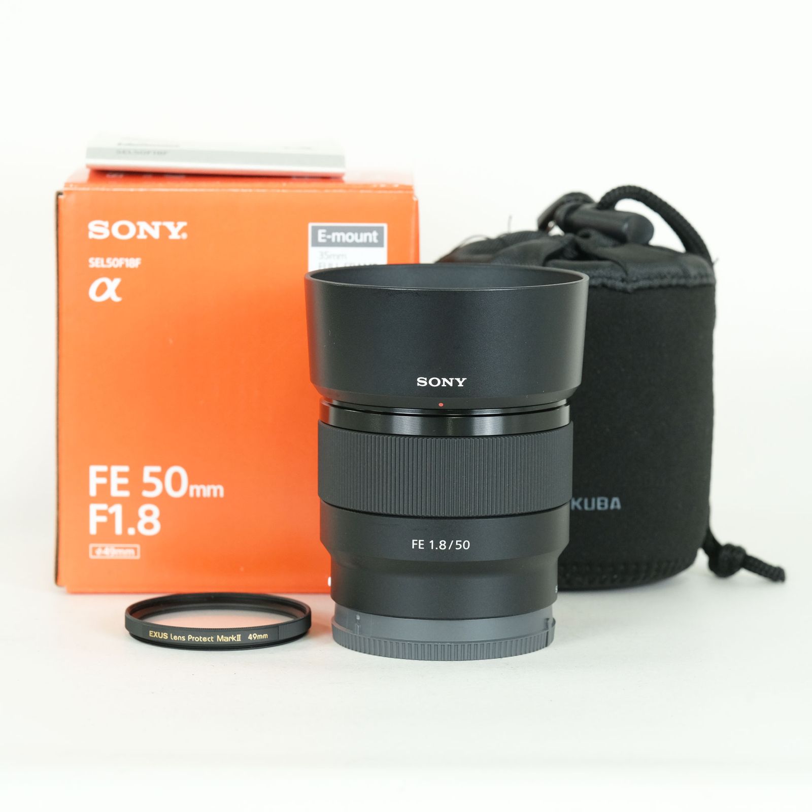 SONY FE 50mm F1.8 Eマウントレンズ クロスフィルター付き SONY FE 50mm F1.8 Eマウントレンズ クロスフィルター付き Amazon.co