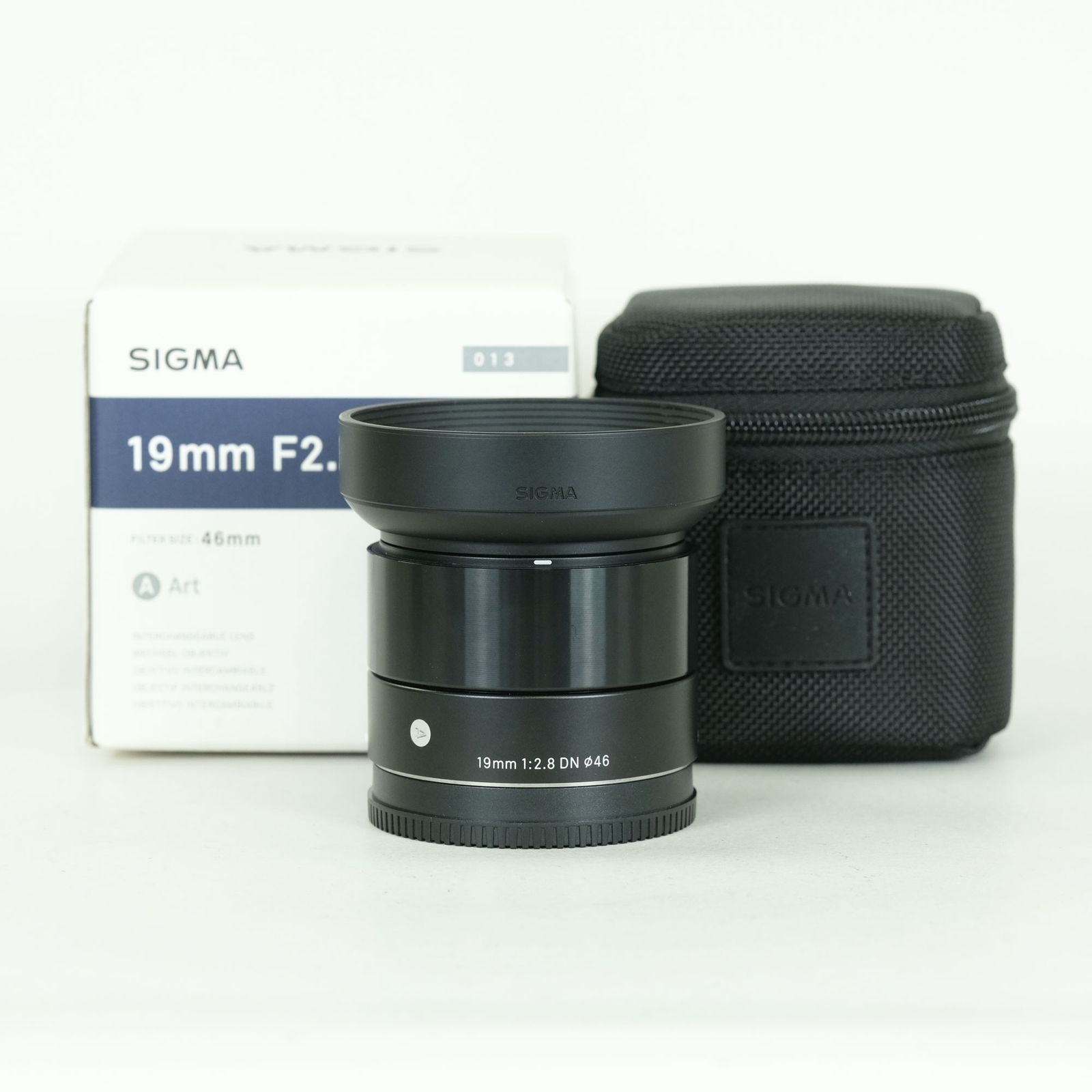 美品] SIGMA A 19mm F2.8 DN (ソニーE用) ブラック | ソニーEマウント