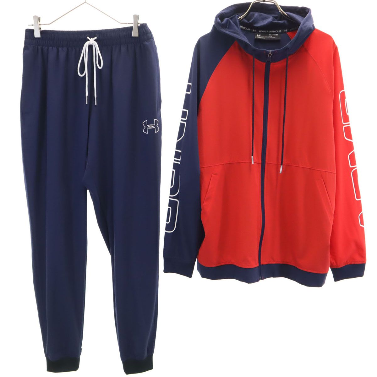 美品 UNDER ARMOUR アンダーアーマー 長袖 ジップパーカー 上下 