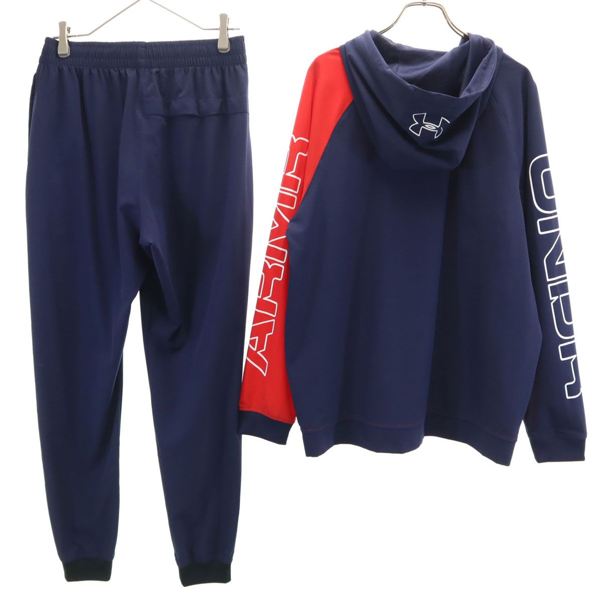 美品 UNDER ARMOUR アンダーアーマー 長袖 ジップパーカー 上下 