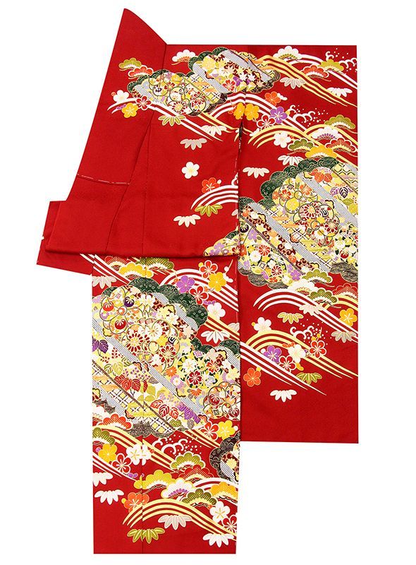 記念感謝祭【仕立無料】☆京友禅伝統工芸手描き美術染特撰豪華振布付