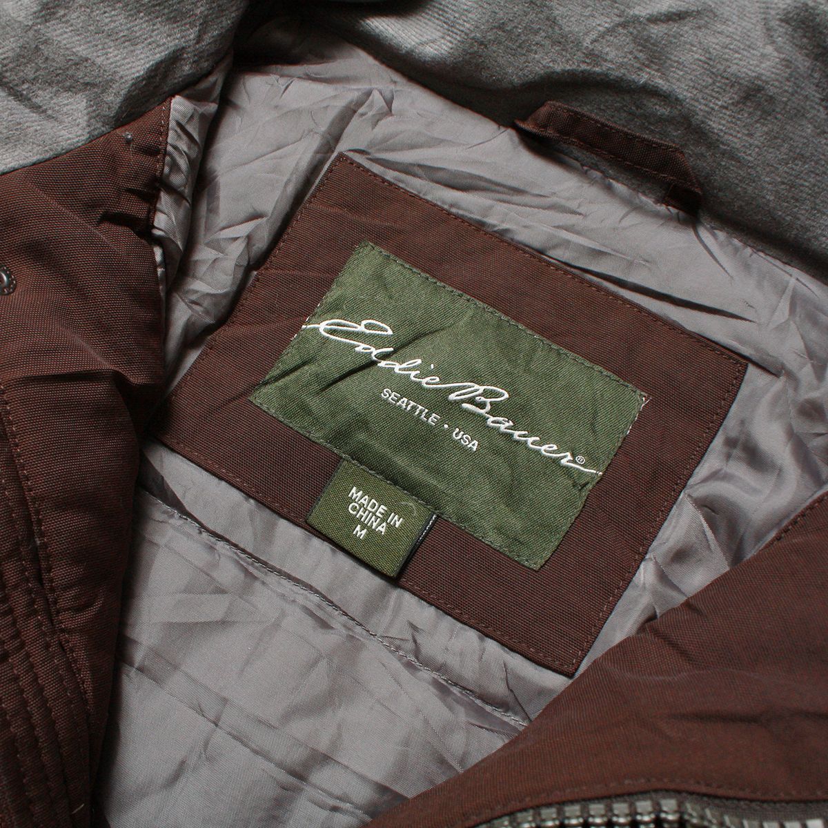 Eddie Bauer エディーバウアー ダウンジャケット ブラウン Mサイズ 