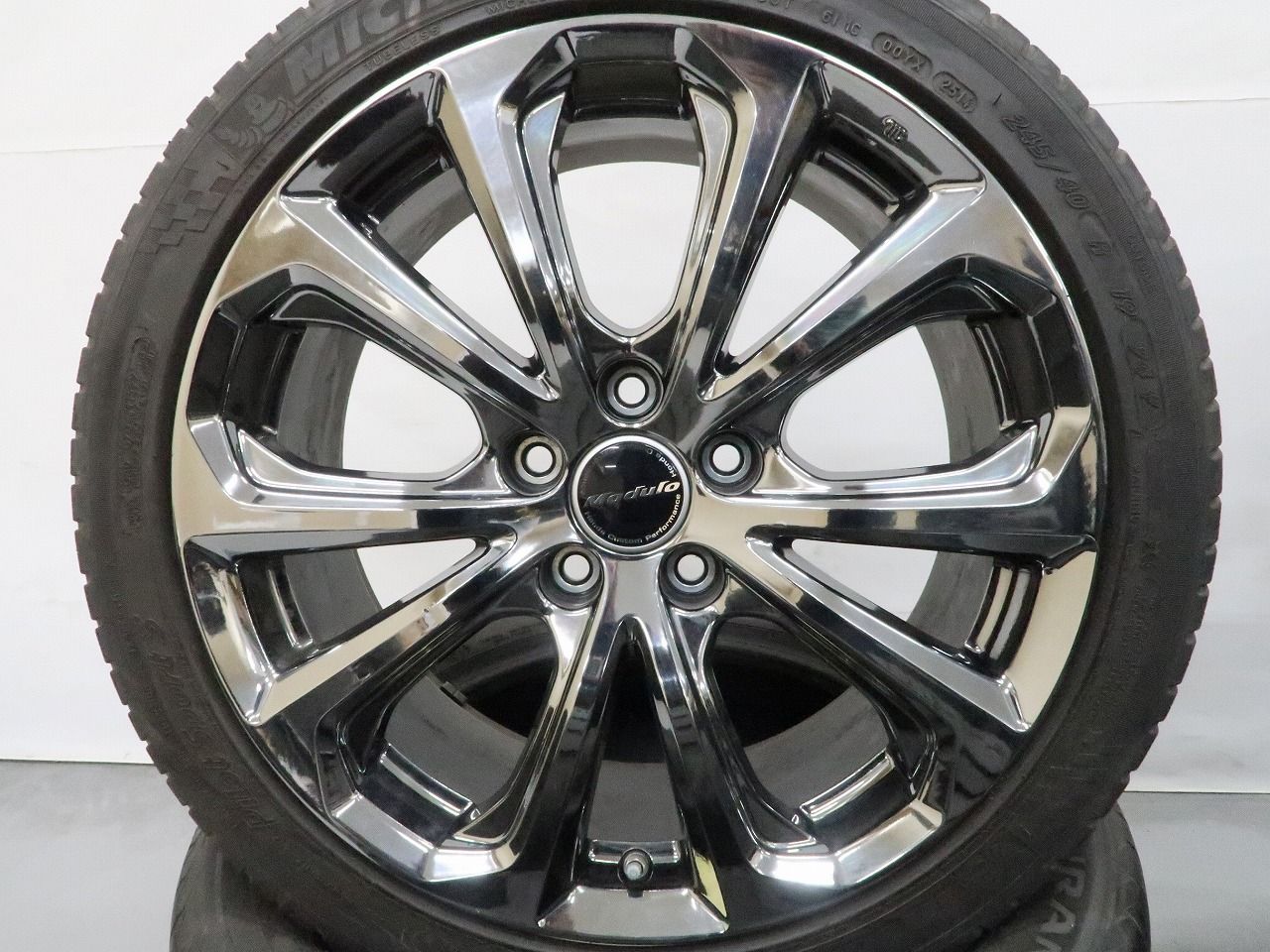235/50R17　アルミ　タイヤ4本セット　No.218　ホンダレジェンド等　pcd120 ホンダ KC2 レジェンド 純正 19インチアルミホイール 4本SET 8.0J +50