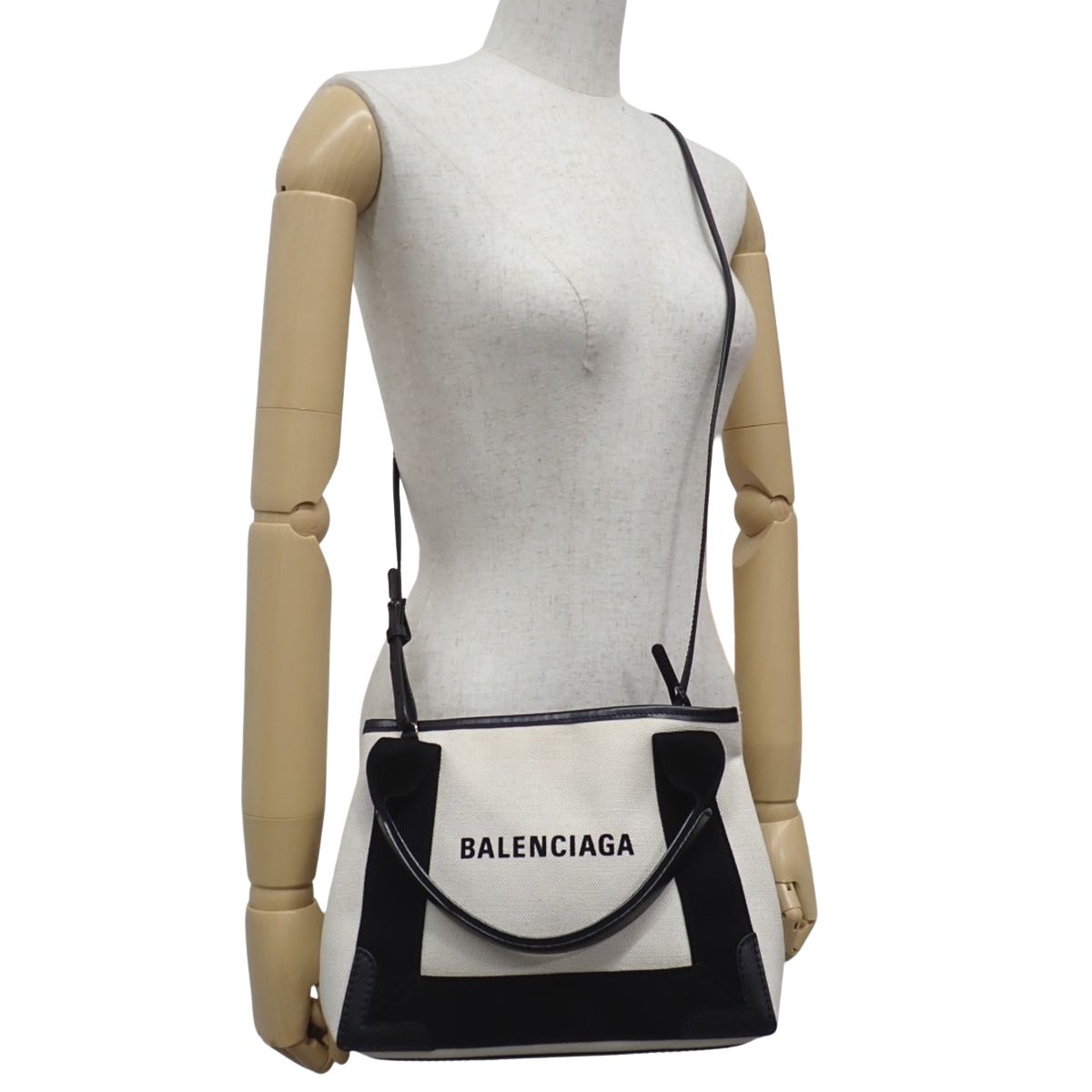 BALENCIAGA(バレンシアガ) ネイビーカバス XS ハンドバッグ 2WAY 