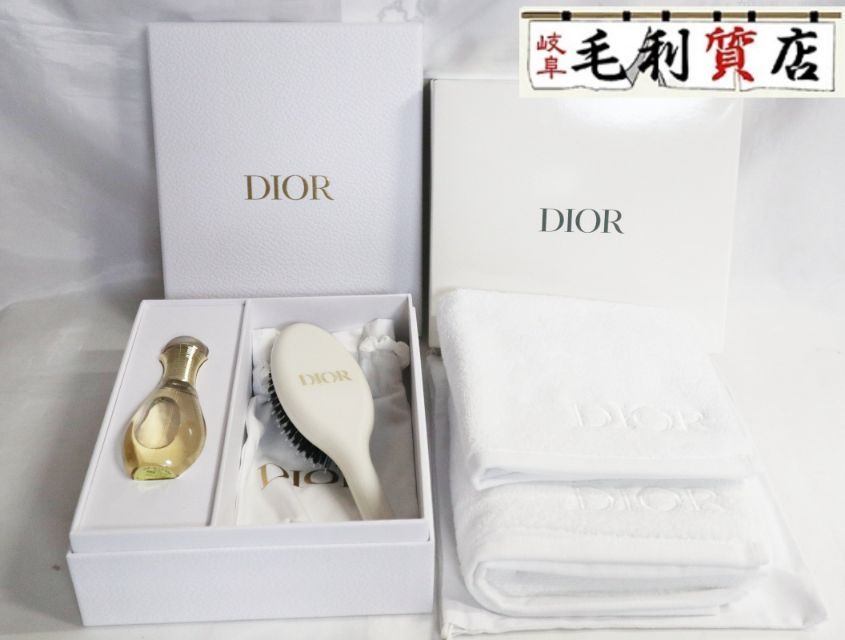 未使用】Dior ディオール ジャドール ヘアミスト ブラシ タオル 2点