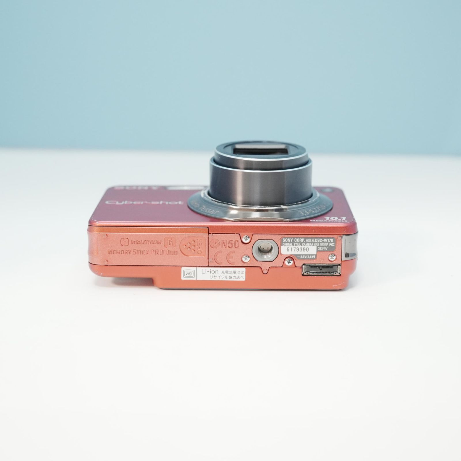 SONY Cyber-shot DSC-W170 ピンク デジカメ 美品 a6339 - メルカリ