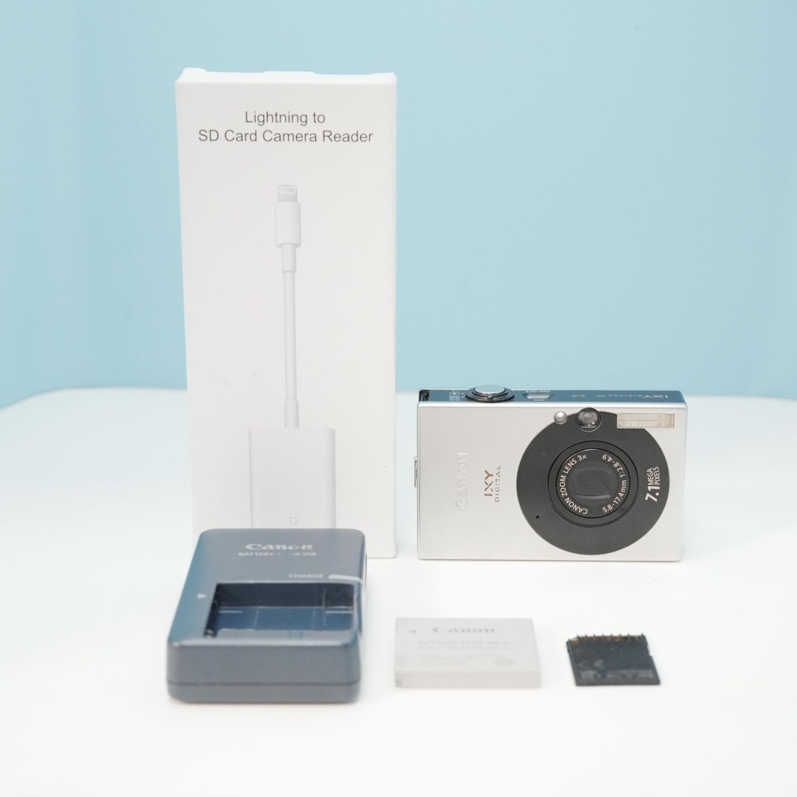 Canon IXY DIGITAL 10 デジカメ スマホ転送OK フルセット 美品 a6349
