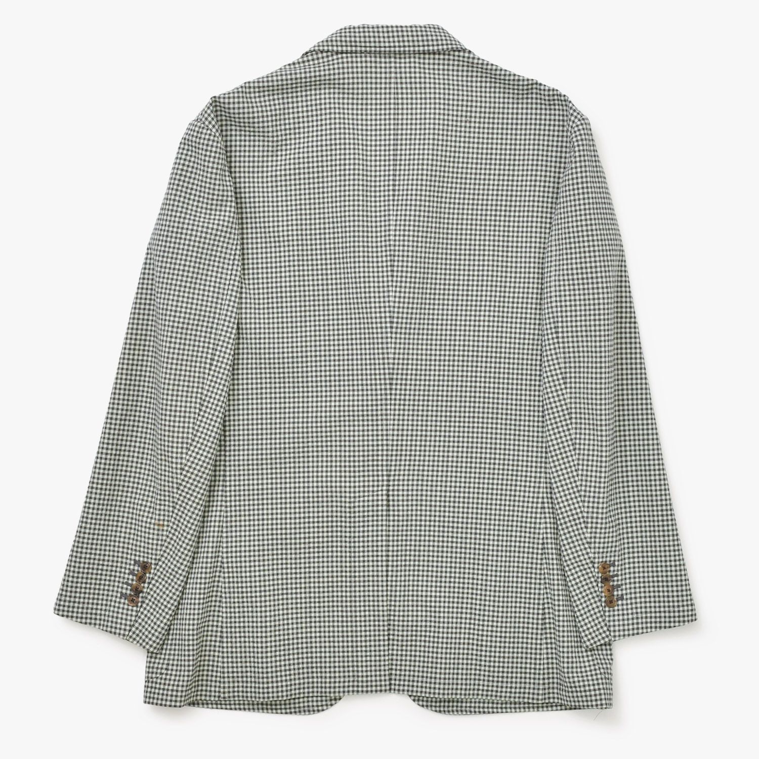 HERMES エルメス ツイード テーラードジャケット チェック エルメス