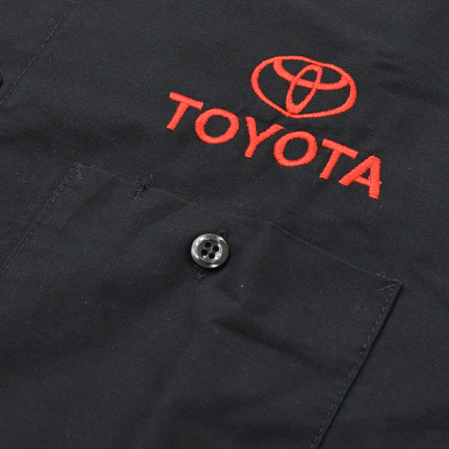 RED KAP WORK SHIRTS ワークシャツ TOYOTA トヨタ 半袖シャツ ブラック