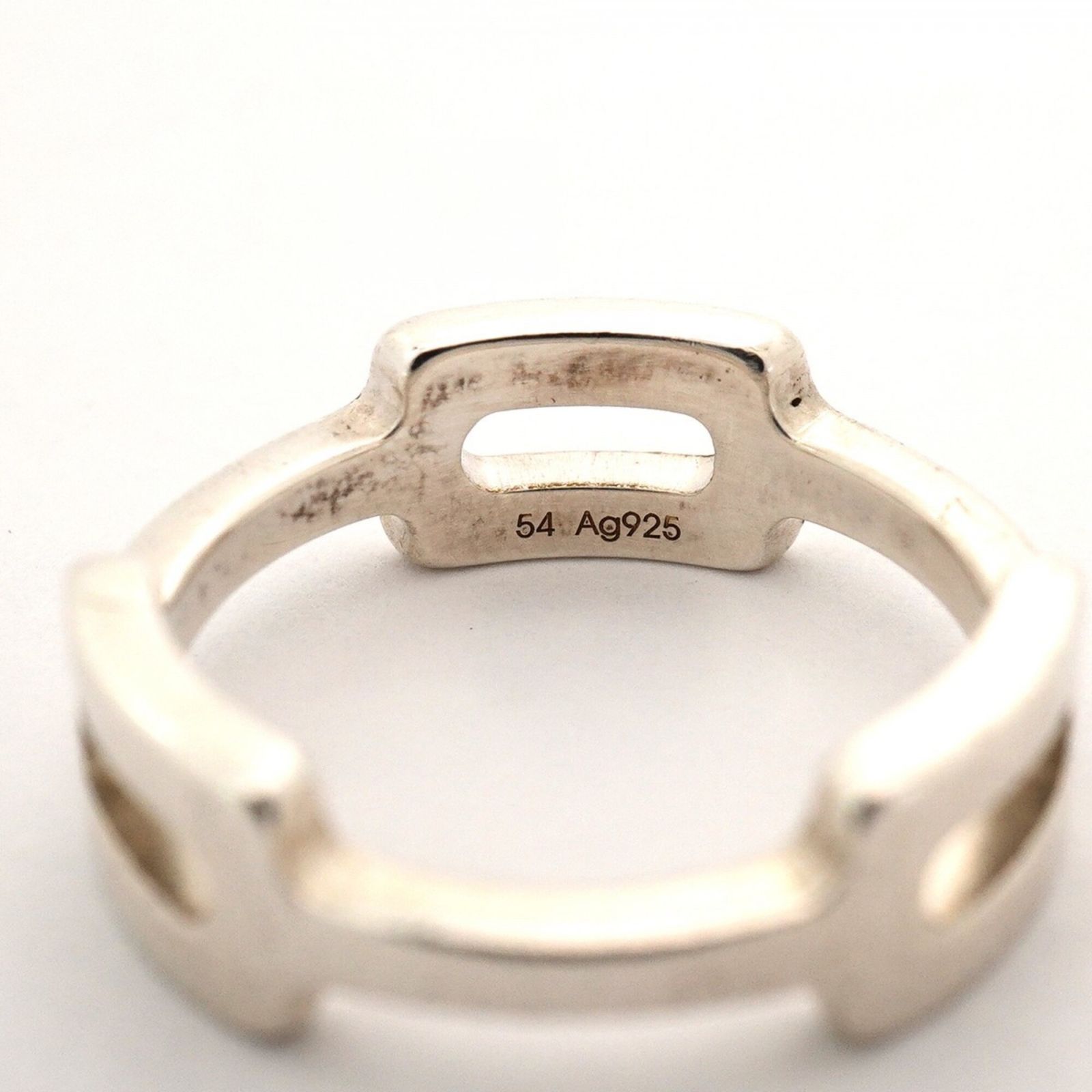HERMES 925シルバーリング サイズ54 エルメス(Hermes) エルメス リング シルバー925 ＃54レディース