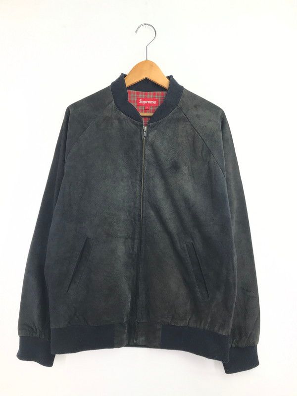 Supreme 12SS Suede Bomber Jacket レザー 中古品】 SUPREME シュプリーム 12SS SUEDE BOMBER JACKET スエード