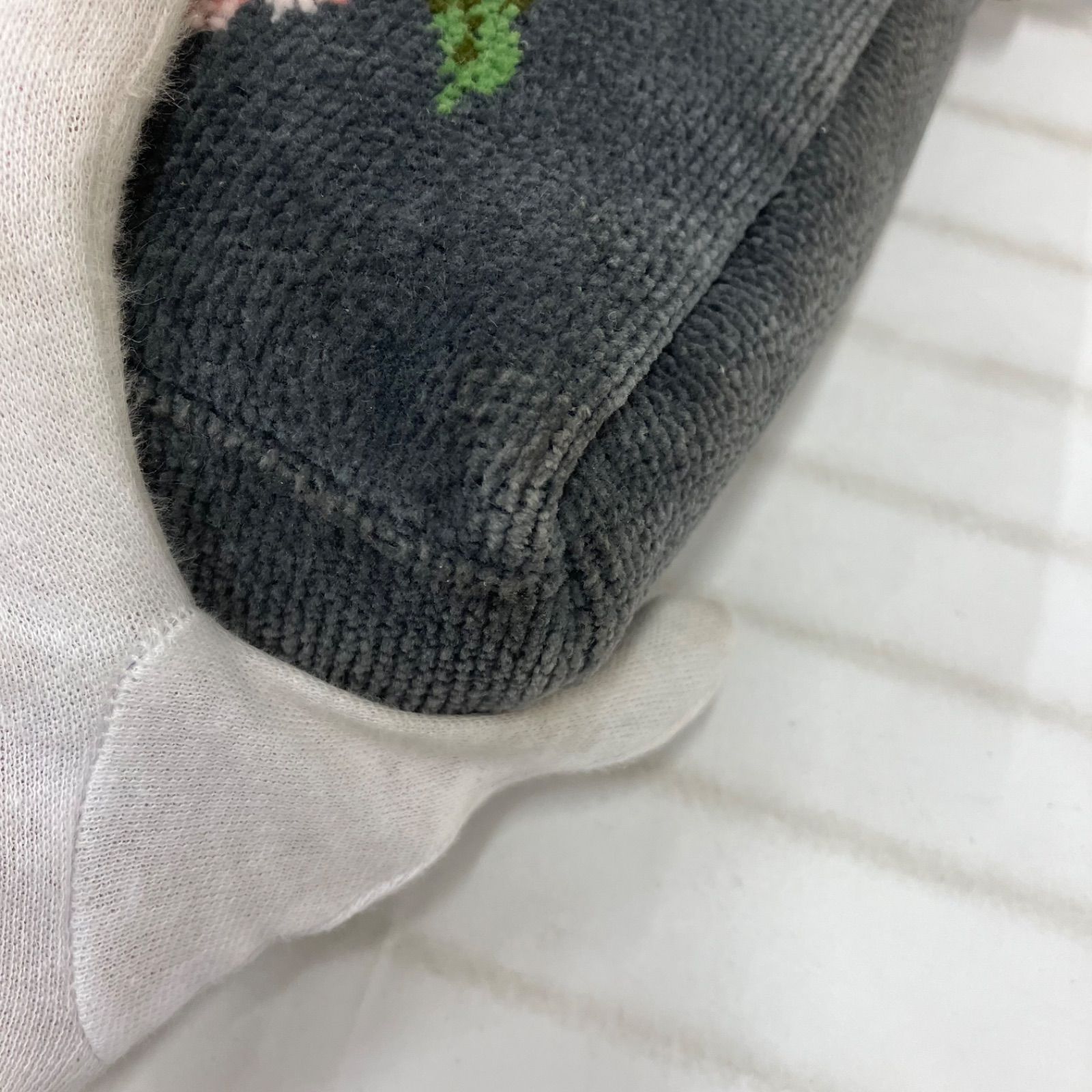 2298 FEILER フェイラー ラシャス ショルダーバッグ グレー 花柄 
