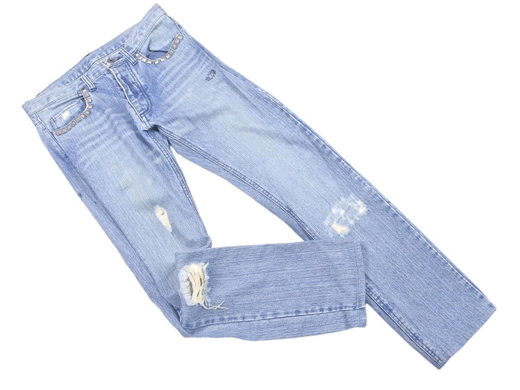 パンツ RUPERT ルパート スタッズ ボタンフライ デニムパンツ sizeS/青 