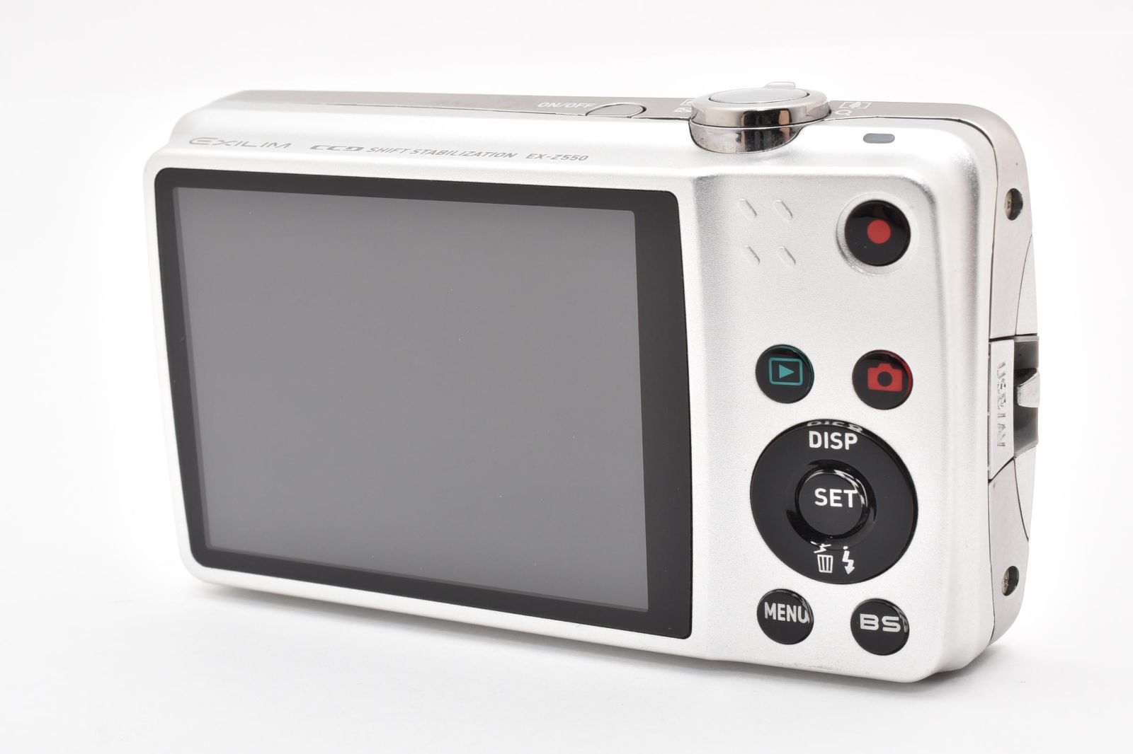 カメラ ☆極上品☆カシオ CASIO EXILIM EX-Z550 シルバー ☆ Y899 #4829