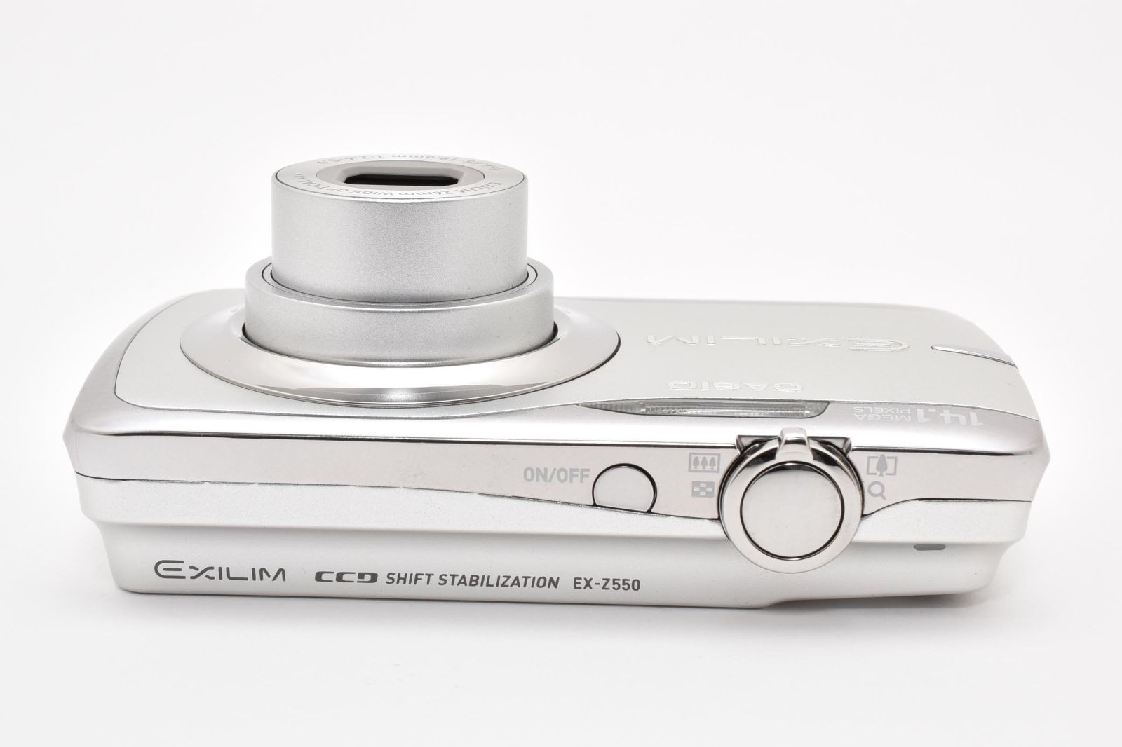 ☆極上品☆カシオ CASIO EXILIM EX-Z550 シルバー ☆ Y899 #4829