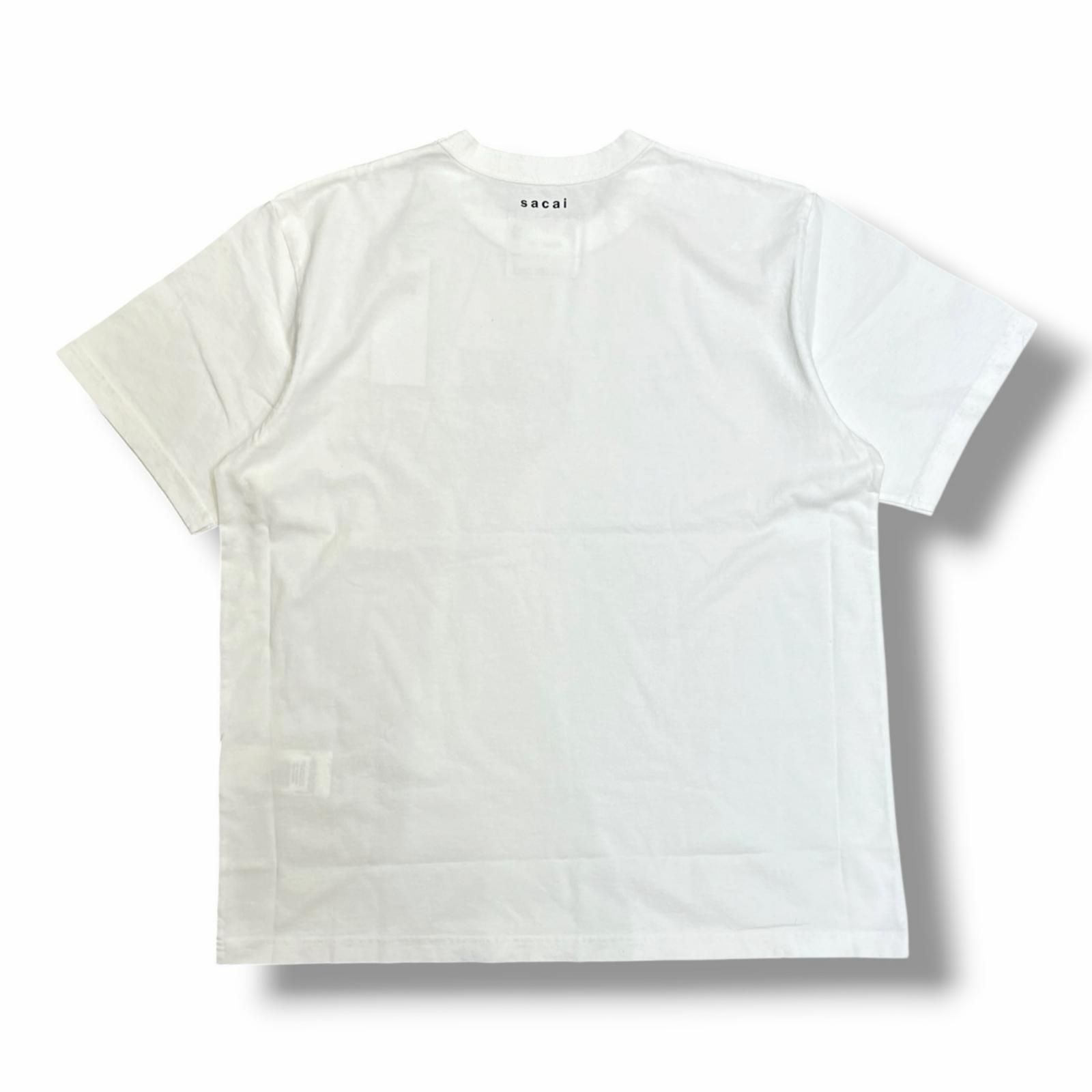 サ*ニ様 sacaiサカイ26ss Print T-Shirtサイズ4新品未使用 未使用 sacai 26SS プリント クルーネック Tシャツ 半袖 Tシャツ