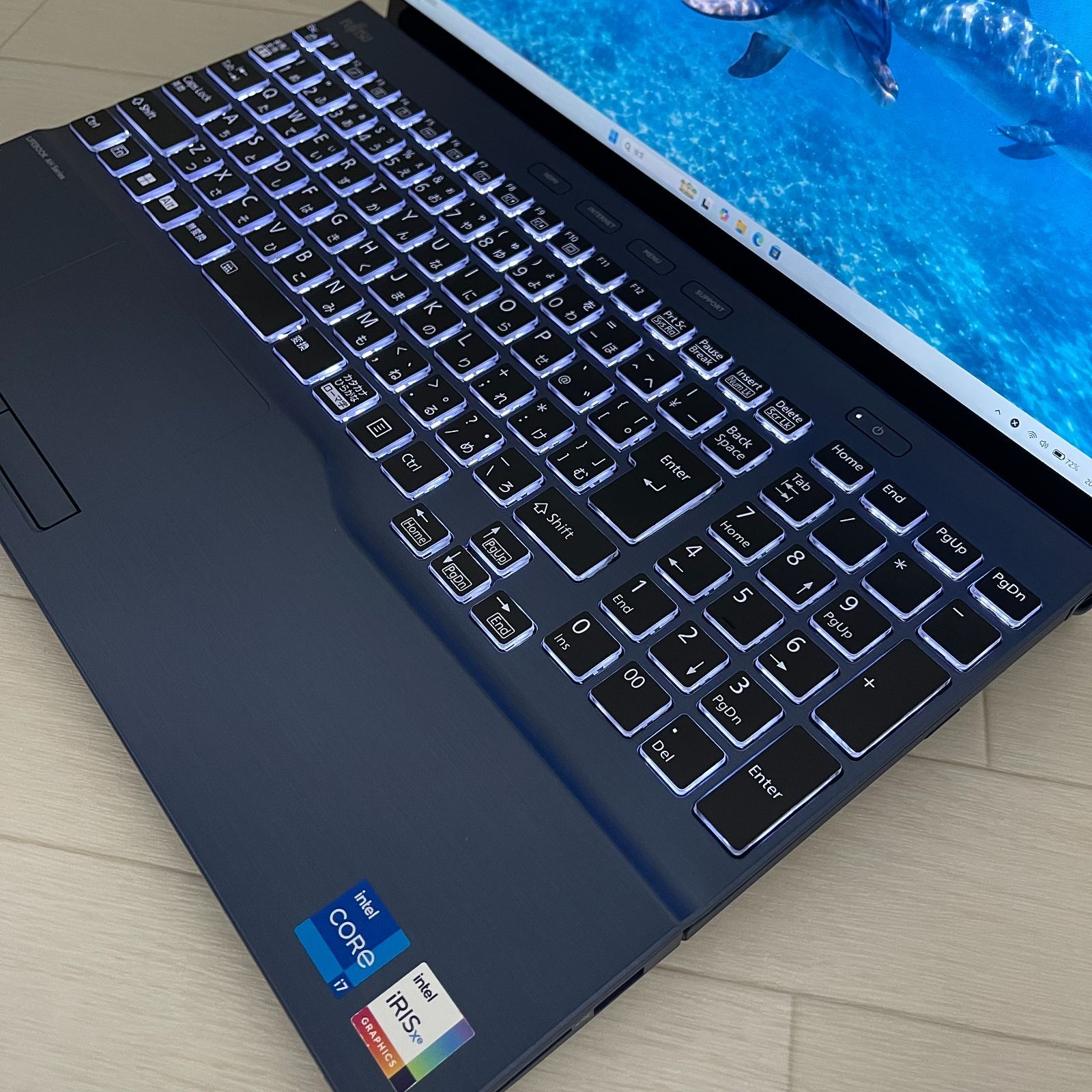 富士通 LIFEBOOK/Corei7/8GB/SSD512GB/Blu-ray 富士通（FUJITSU） ノートパソコン 新品 同様 windows11 Blu-ray 15.6