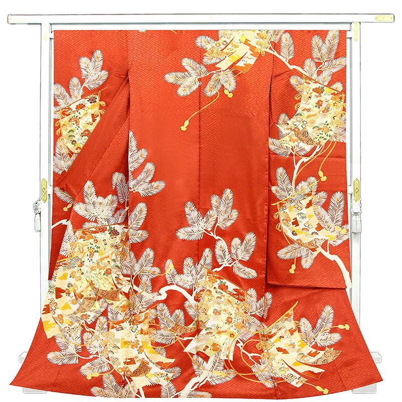最高級☆未使用品正絹産着京友禅手描き美術、特撰本金、祝い四季花車古典上品まり文 京の染匠】 本手加工友禅訪問着 「瑞雲四季草花」 気品あふるる華やぎ