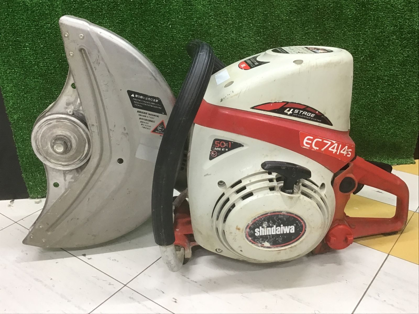 【ジャンク品】新ダイワ 360mmエンジンカッター EC7414S (ブレードなしタイプ)●アクトツール富山店●Y6