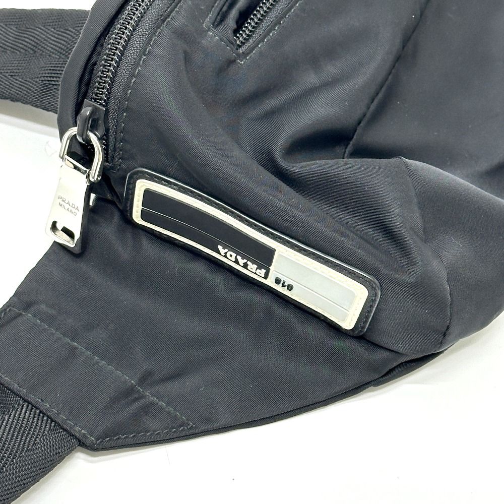 PRADA プラダ ウエストバッグ ロゴ 2VL008 ナイロン ブラック - メルカリ