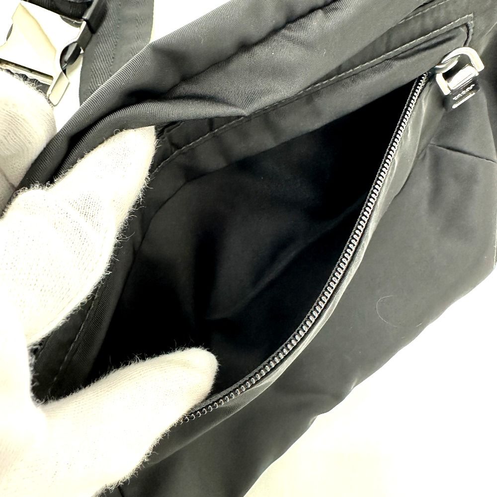 PRADA プラダ ウエストバッグ ロゴ 2VL008 ナイロン ブラック - メルカリ