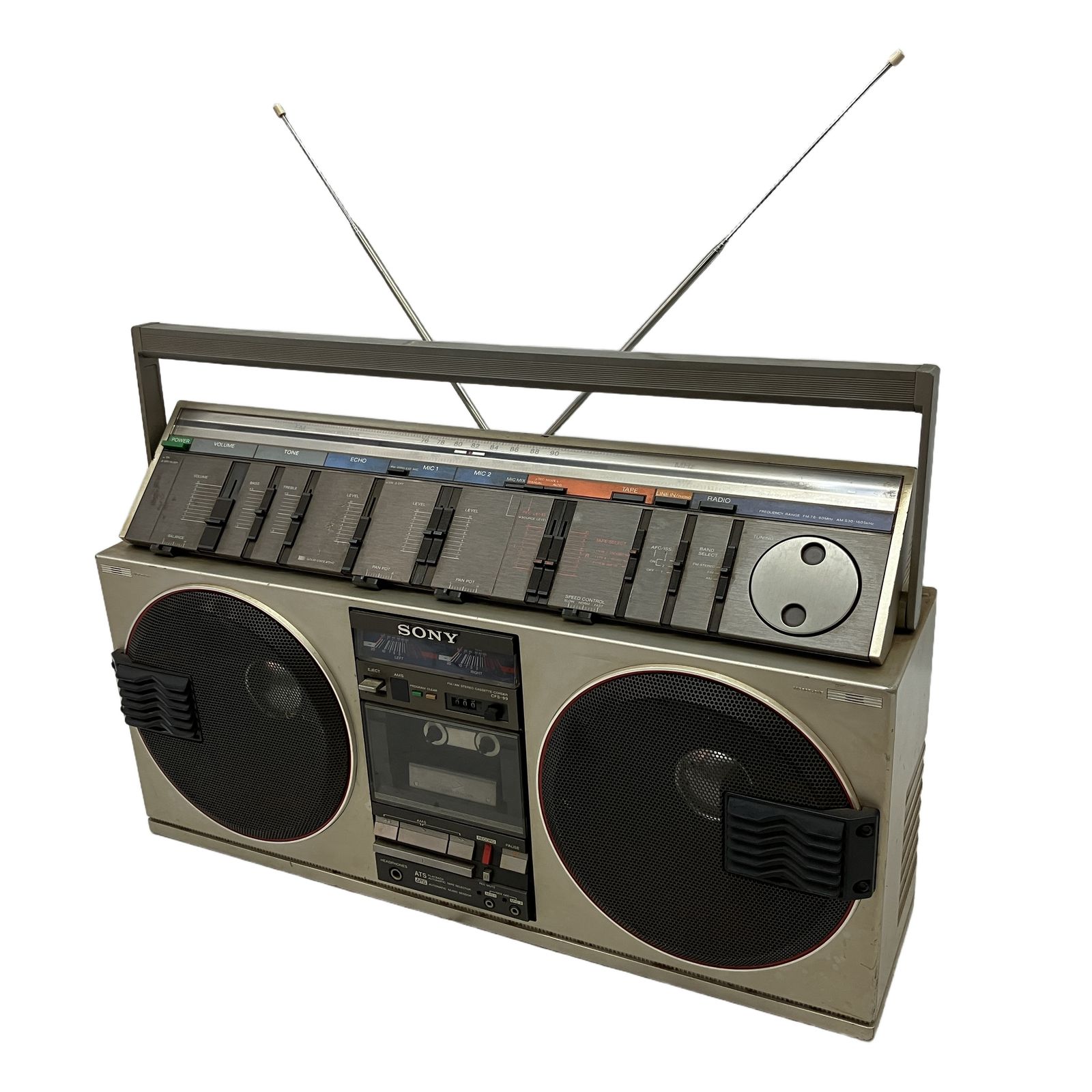 SONY CF-2550 ラジカセなどまとめて3台ジャンク(G25) Yahoo!オークション - SONY CF-2550 ステレオラジカセ 昭和 カセットテ