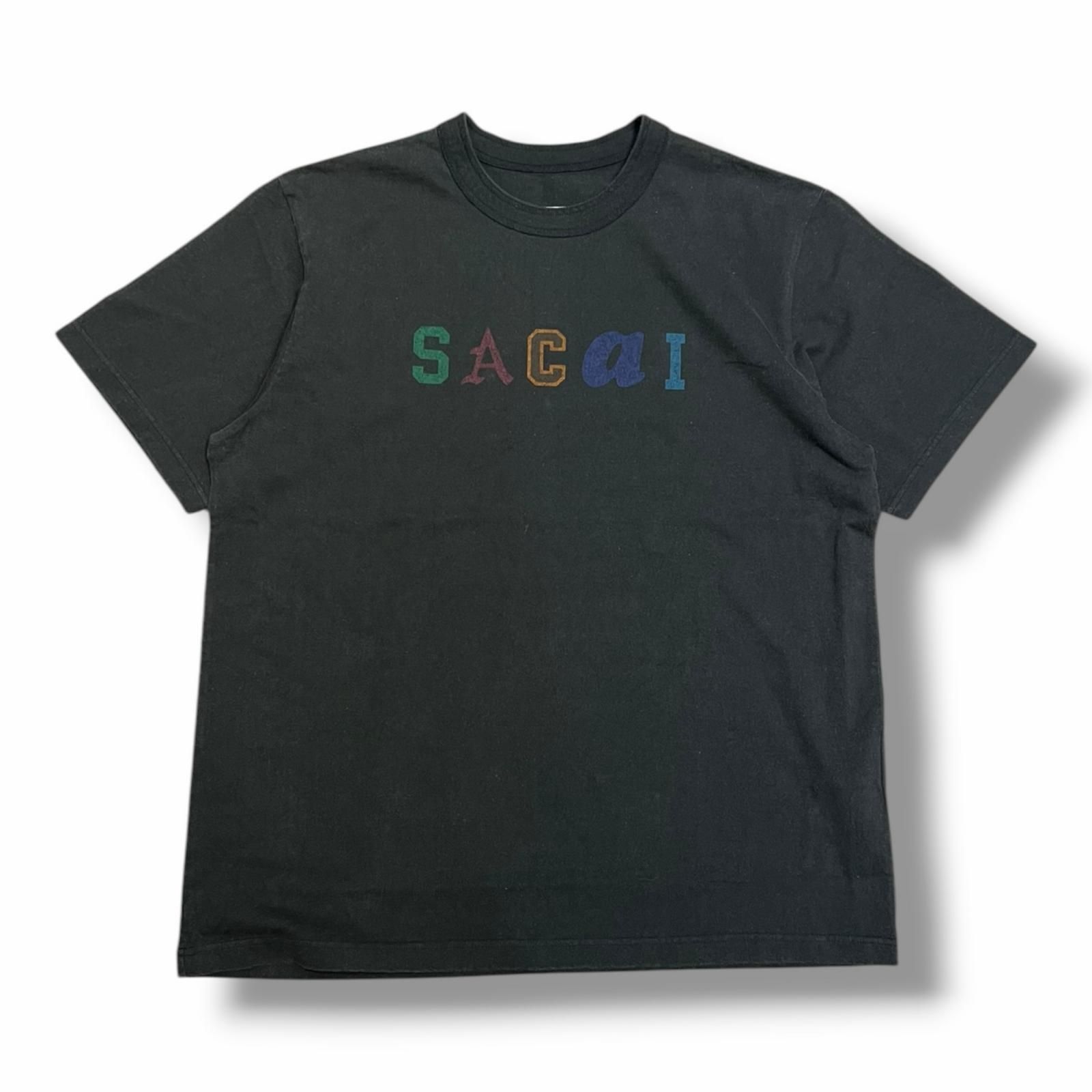 未使用 sacai 26SS プリント クルーネック Tシャツ 半袖 Tシャツ 