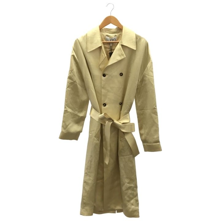 LOEWE (ロエベ) サテントレンチコート H526Y01WBA イエロー 44 LOEWE (ロエベ) サテントレンチコート H526Y01WBA イエロー 44 - メルカリ