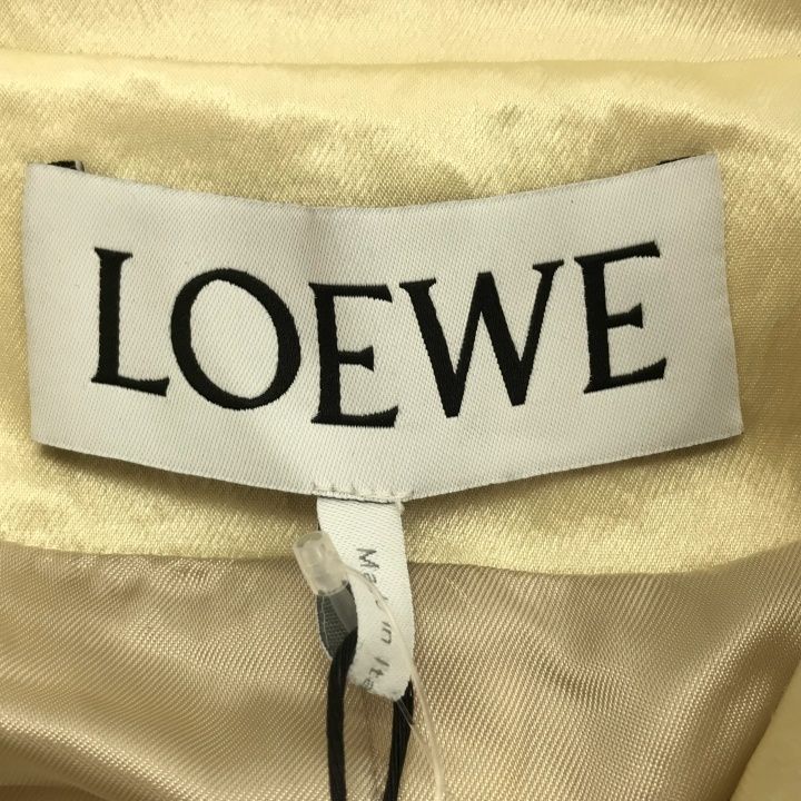 LOEWE (ロエベ) サテントレンチコート H526Y01WBA イエロー 44 - メルカリ