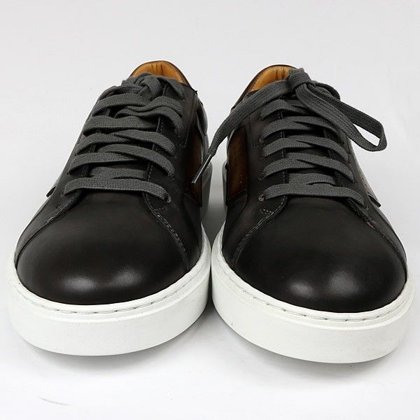 MAGNANNI 銀座店 マグナーニ ローカット レザー スニーカー メンズ レザー size:7 黒系 102828 メンズ MAGNANNI 銀座店 マグナーニ ローカット レザー スニーカー