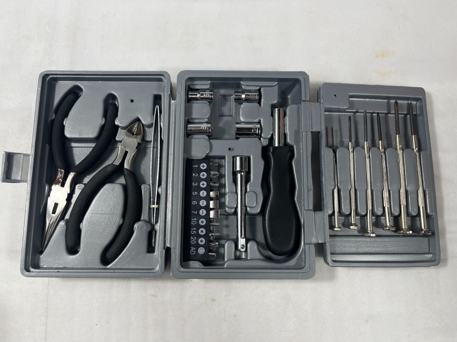 ホームツール25 CT-2023 工具セット ラジオペンチ ニッパー ピンセット