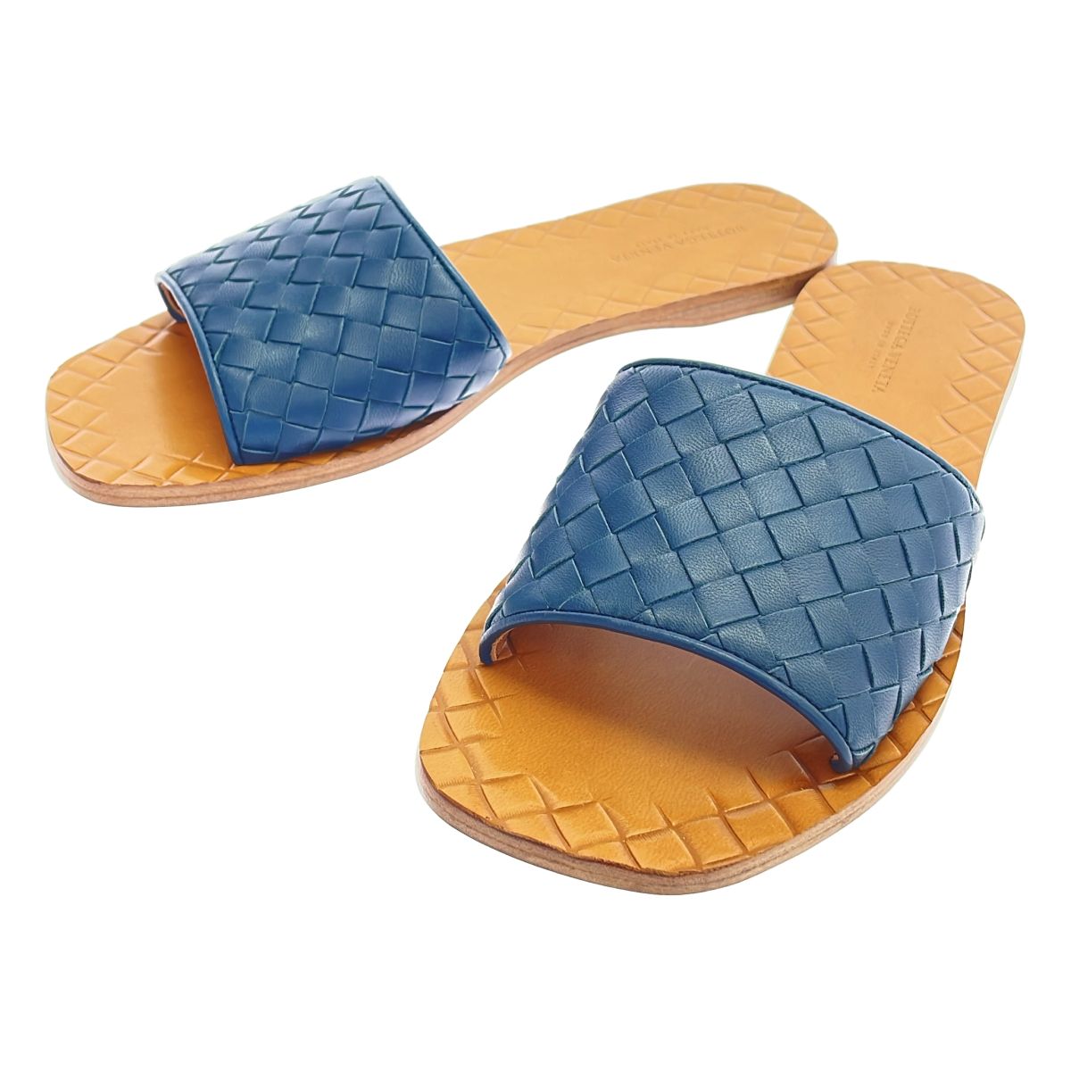 BOTTEGA VENETA ボッテガヴェネタ イントレチャートレザーサンダル