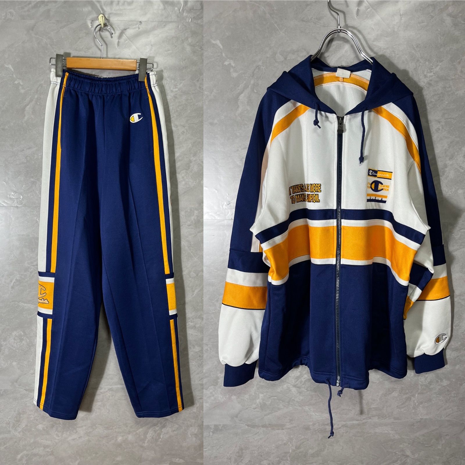 【Champion】チャンピオン ゴールドウイン期 ジャージセットアップ Champion ジャージ 上下 セットアップ ゴールドウィン オーバー