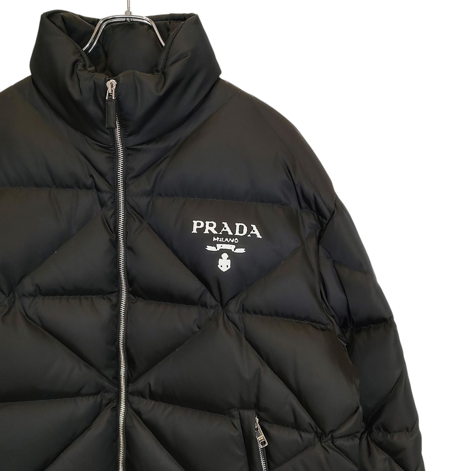 PRADA プラダ RE-NYLON ダウンジャケット SGB803 S202 1WQ8 M ブラック