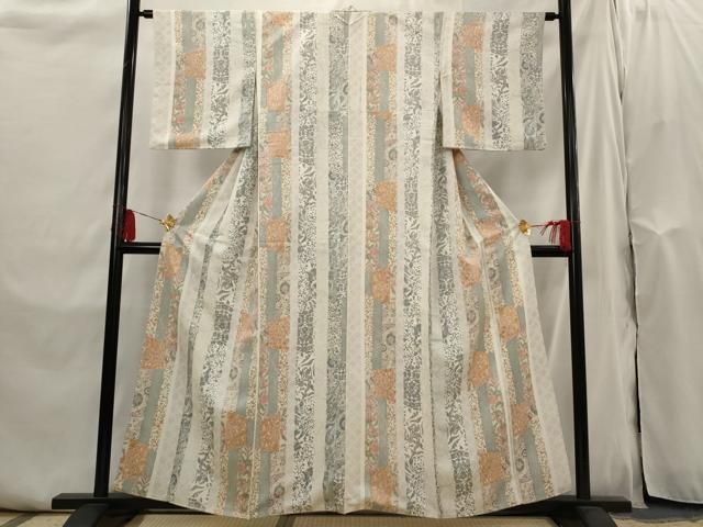 平和屋着物■上質な小紋　更紗花間道　正絹　逸品　AABI0300st 平和屋着物□上質な小紋 更紗花間道 正絹 逸品 AABI0300st - メルカリ