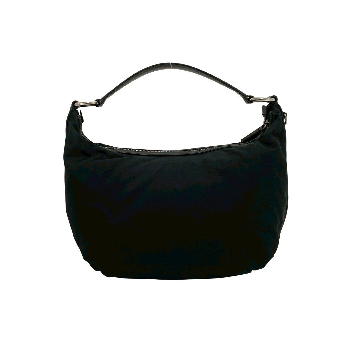 極 美品 希少品 PRADA プラダ ロゴ 刻印 ナイロン パテントレザー