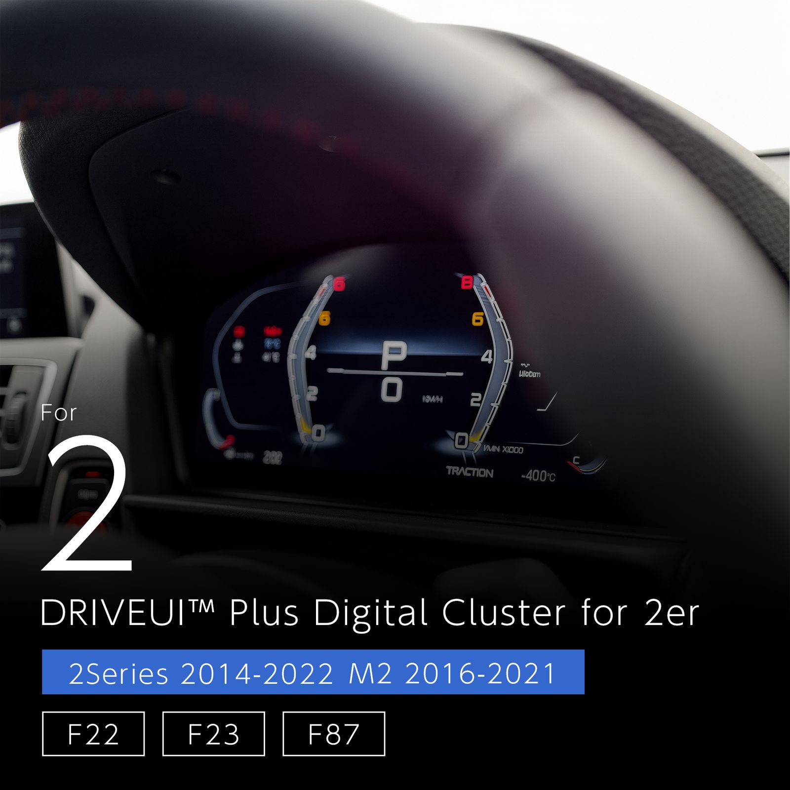 DRIVEUI™ Plus デジタルクラスター - BMW 2シリーズ M2 F22 F23 F87