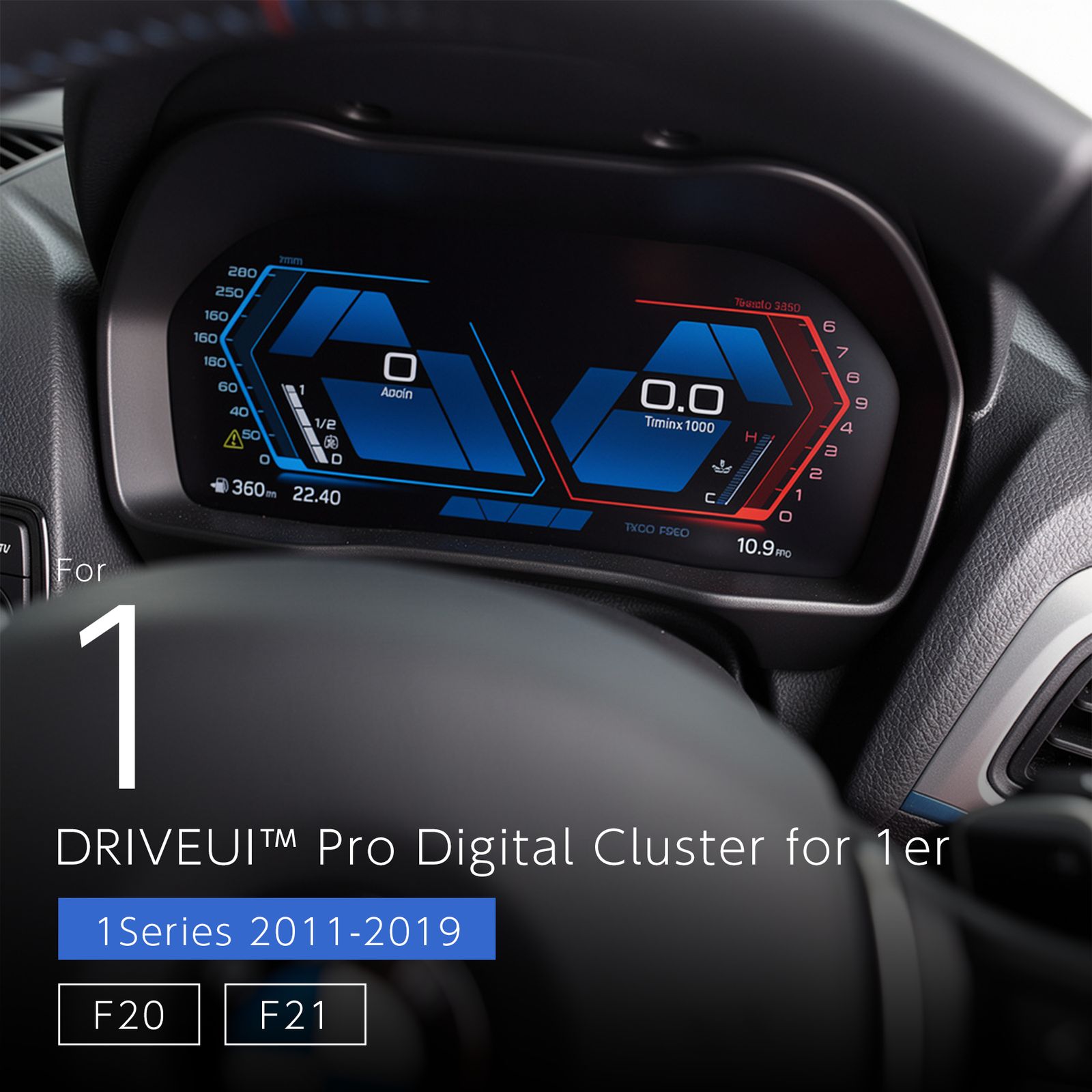 DRIVEUI™ Pro デジタルクラスター - BMW 1シリーズ F20 F21