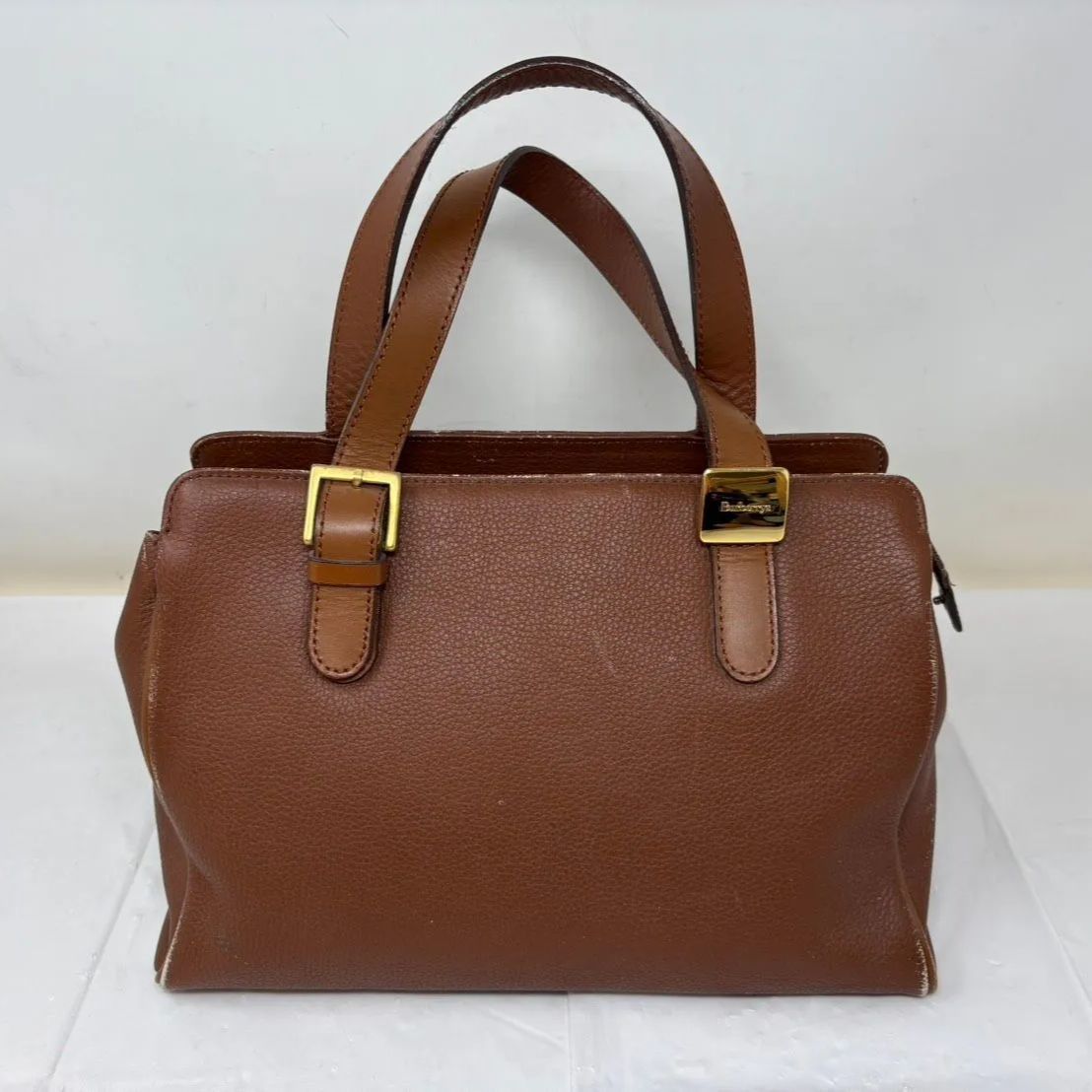 Burberrys バーバリーズ　ブラウンレザー バンドバッグ BURBERRY（バーバリー） バーバリーズ ハンドバッグ レザー ブラウン