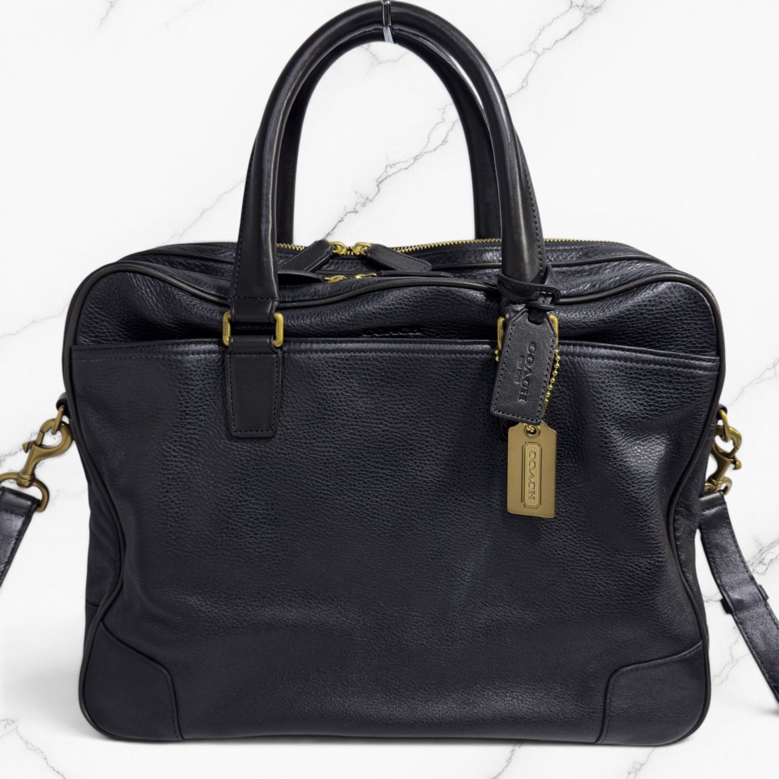 COACH コーチ /ビジネスバッグ コミューター 2WA牛革 F70670 COACH（コーチ） ビジネスバッグ F70670 Legacy Leather Zip Commuter