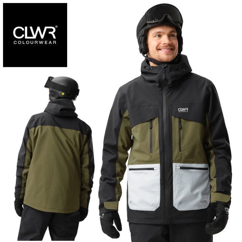 スノボウェアセット　CLWR ☆ 25-26 CLWR TRANSFER JACKET ｶﾗｰ:BLACK カラーウェア スノボウェア