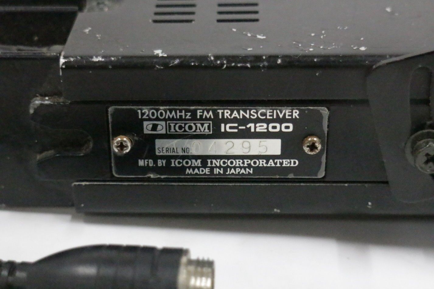 現状品 アイコム IC-1200 トランシーバー ICOM モービル アマチュア