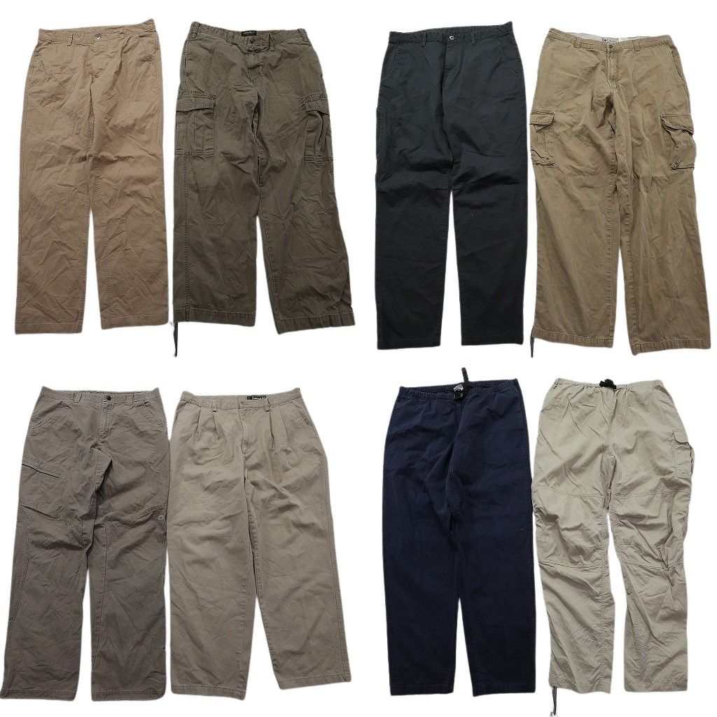 古着卸 まとめ売り アウトドアブランドMIX パンツ 8枚セット ( メンズ