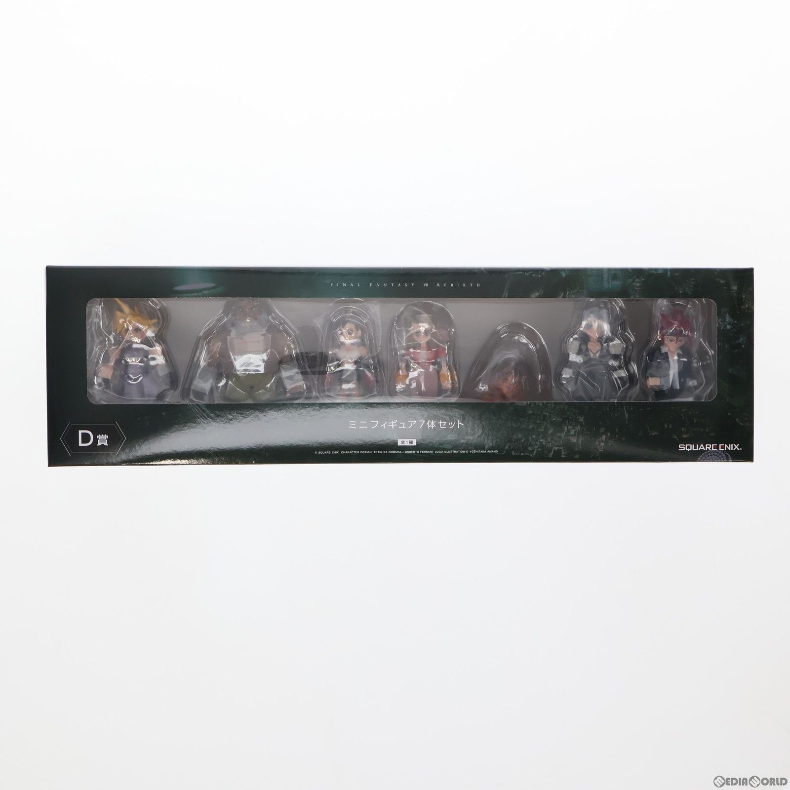 ファイナルファンタジー VII REBIRTH D賞　 ミニフィギュアセット FINAL FANTASY Ⅶ REBIRTH発売記念くじ D賞 ミニフィギュア7体セット&G