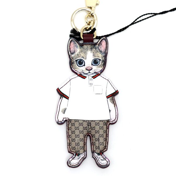 楠本質店/元住吉】未使用 GUCCI/グッチ ヒグチユウコ キーチェーン 猫