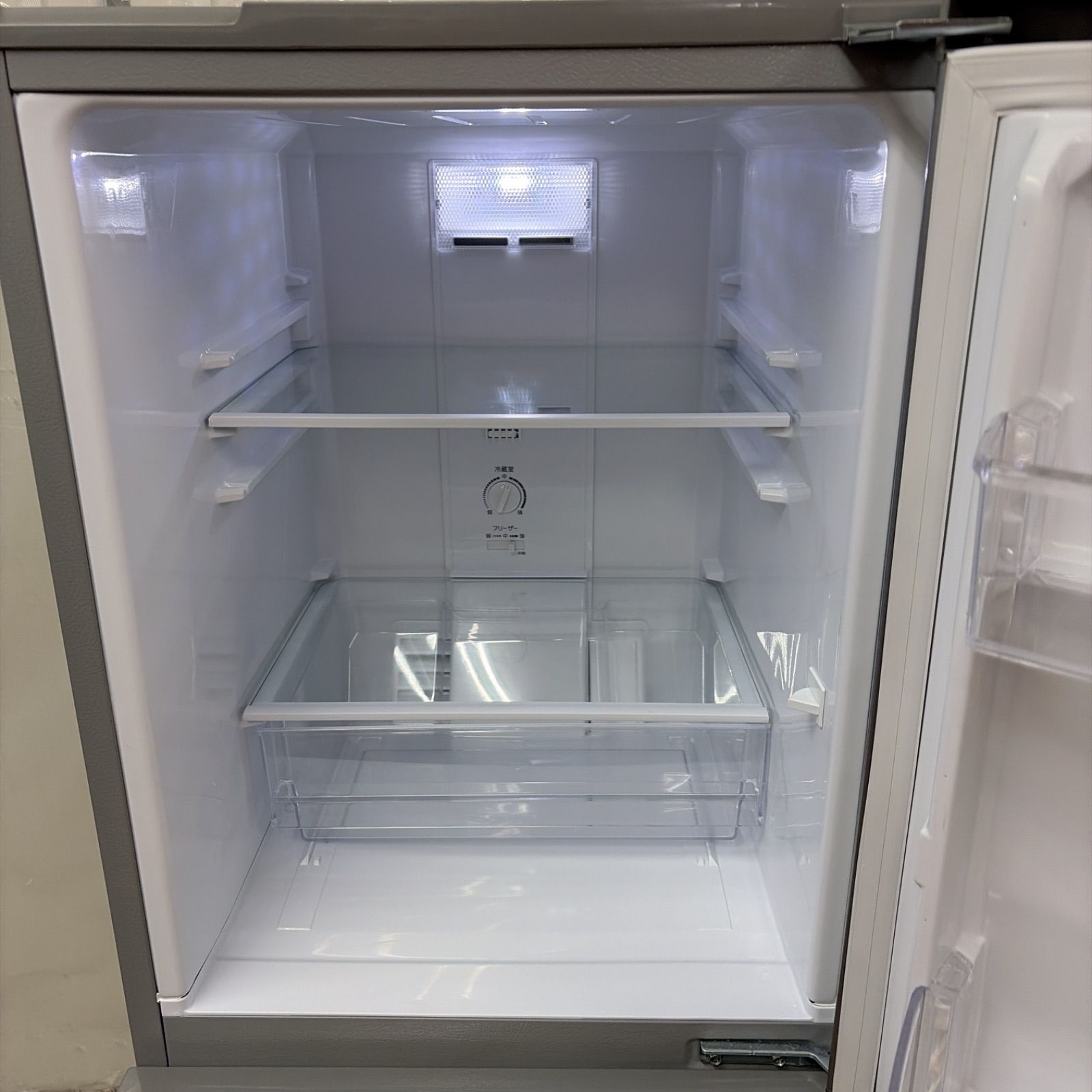 アクア 2ドア冷凍冷蔵庫 126L AQR-13K(S) シルバー 2021年製 AQUA 冷蔵庫 中古家電 店頭引取歓迎 使いまわし■R4474) 名古屋市近郊配送設置無料】R209 ☀️ AQUA｜アクア 2ドア冷蔵庫 (126L