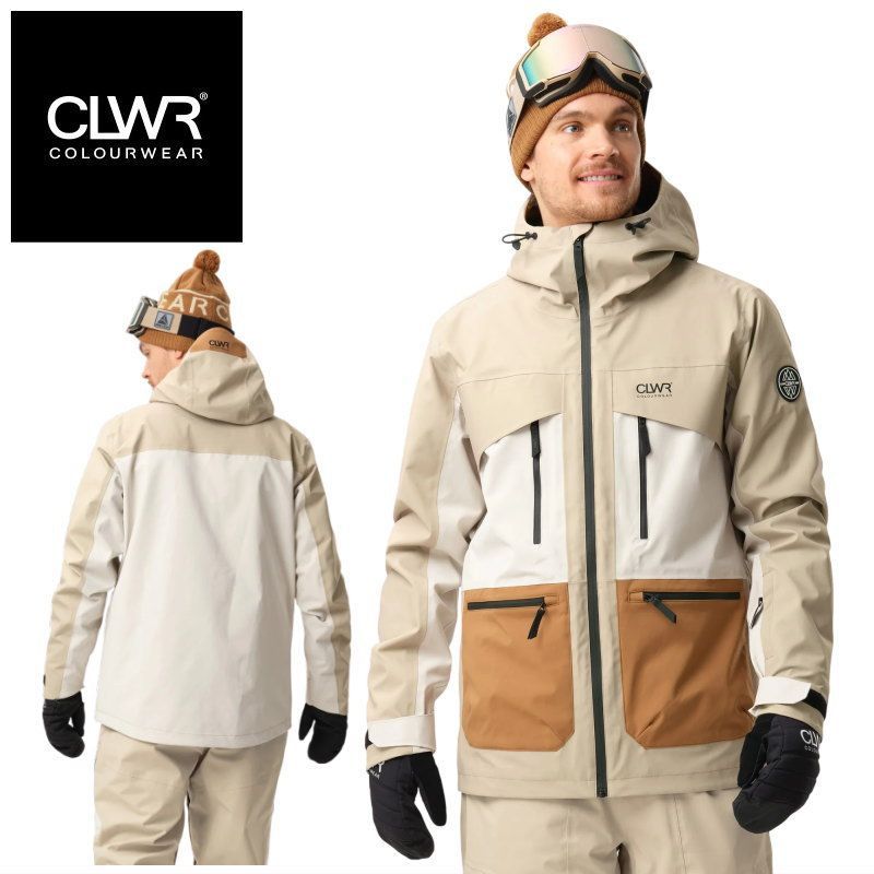 スノボウェアセット　CLWR ☆ 25-26 CLWR SIGNATURE ANORAK JACKET ｶﾗｰ:BLACK カラーウェア