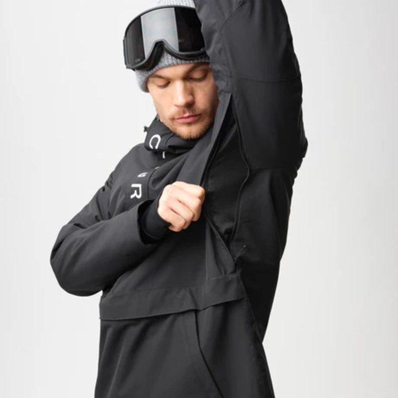 スノーボードウエア　CLWR ☆ 25-26 CLWR SIGNATURE ANORAK JACKET ｶﾗｰ:GREY BLUE カラーウェア