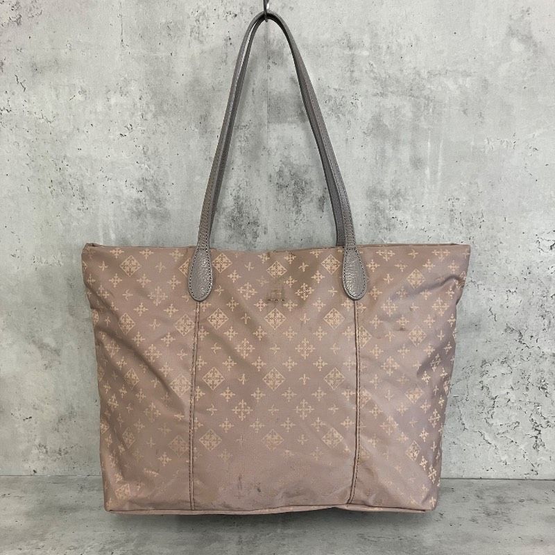 russet ラシット トートバッグ ブラウン系 モノグラム 総柄 肩掛け 