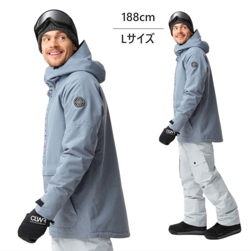 ☆ 25-26 CLWR SIGNATURE ANORAK JACKET ｶﾗｰ:GREY BLUE カラーウェア